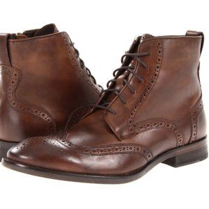 JOHN VARVATOS - Brown Dearborn Wingtip Men's Boot - Italy Collection - Size 11